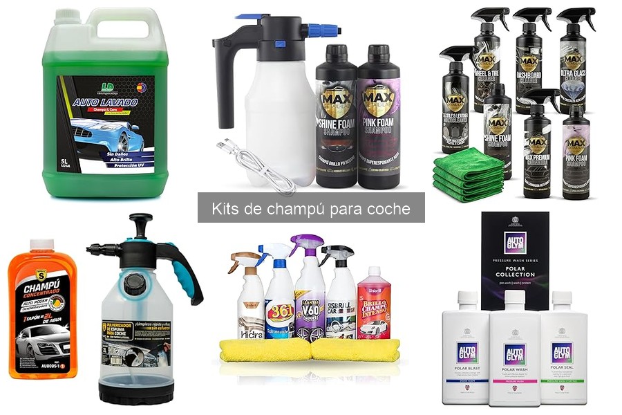 ¿Qué es un kit de champú para coche? Componentes y usos