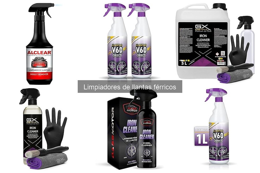 ¿Qué es un limpiador de llantas férricos? Descúbrelo aquí