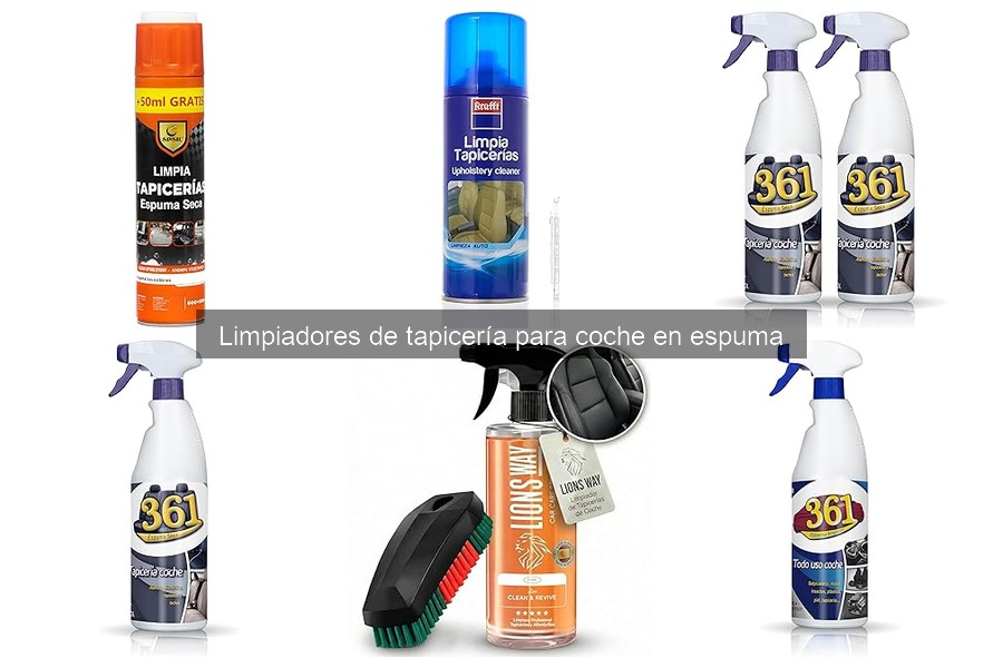 ¿Qué es un Limpiador de Tapicería en Espuma para Coche?