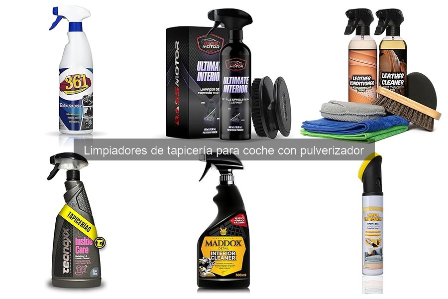 ¿Qué es un limpiador de tapicería para coche? Descúbrelo aquí