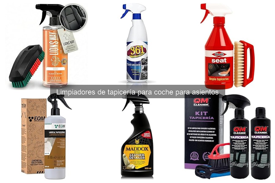¿Qué es un limpiador de tapicería para coche? Guía Completa