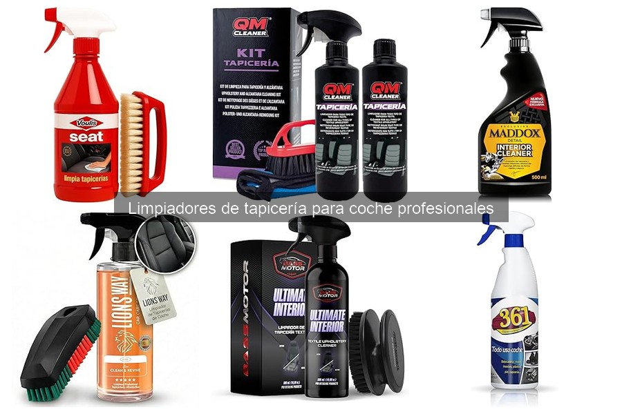 ¿Qué es un limpiador de tapicería para coche profesional?