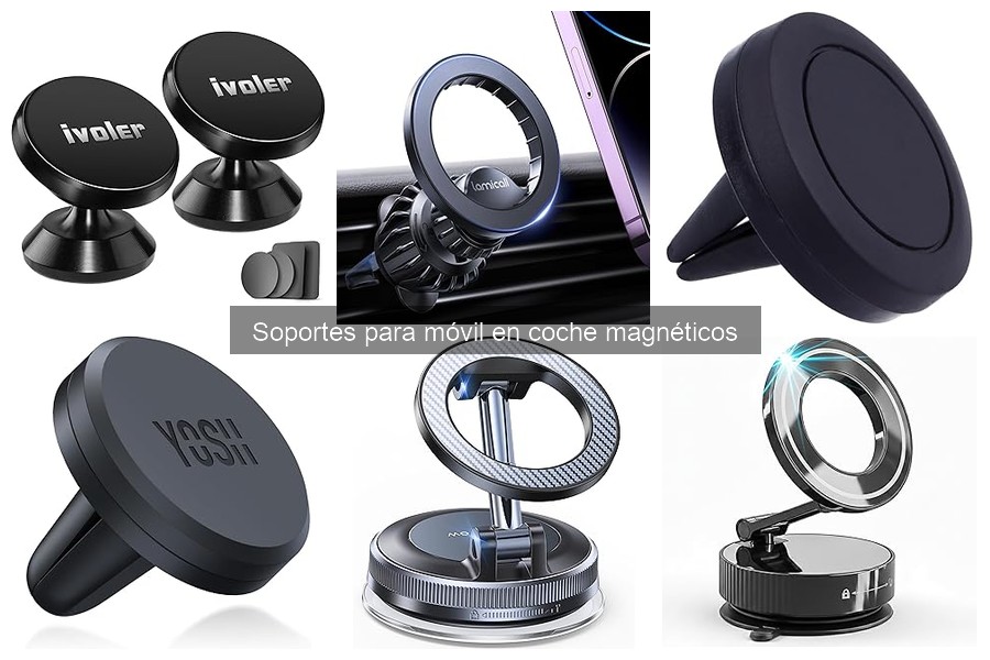 ¿Qué es un soporte magnético para móvil en coche?