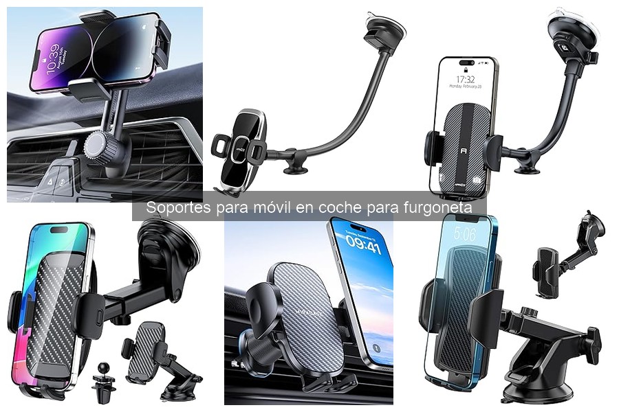 ¿Qué es un soporte para móvil en coche para furgoneta?