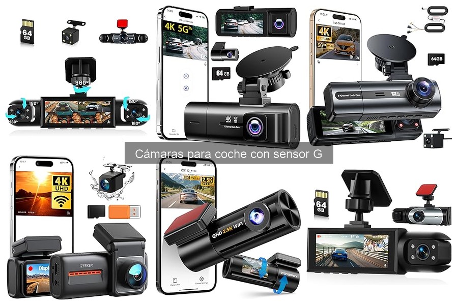 ¿Qué es una cámara para coche con sensor G? | Beneficios