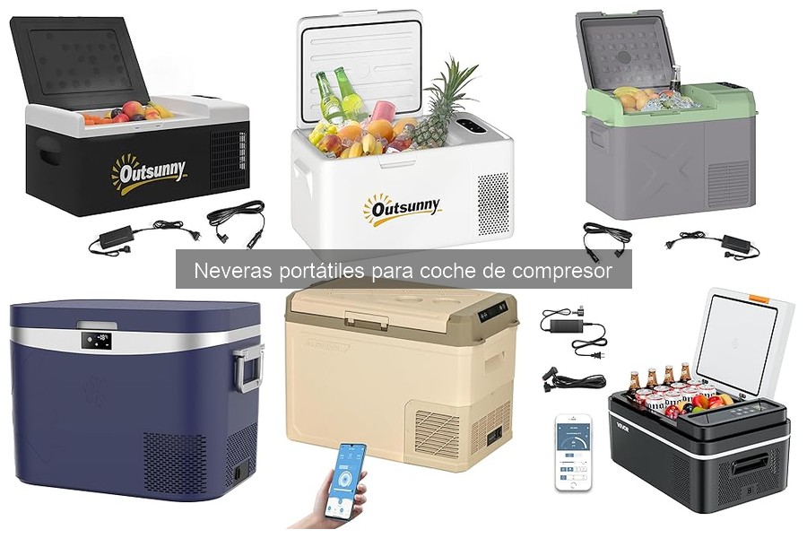 ¿Qué es una nevera portátil de compresor para coche?