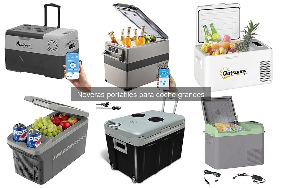 ¿Qué es una nevera portátil grande para coche?
