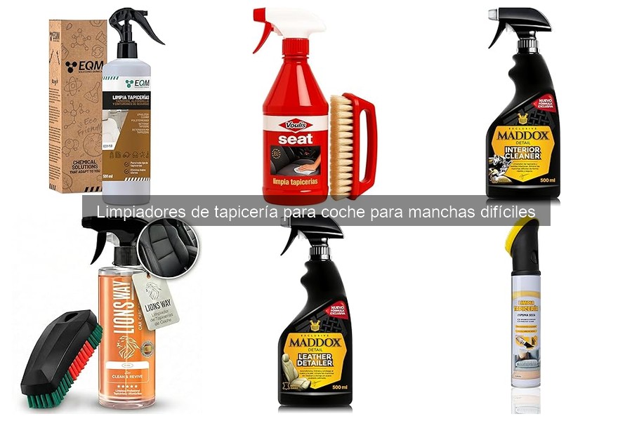 ¿Qué hacer si el limpiador de tapicería no elimina las manchas?