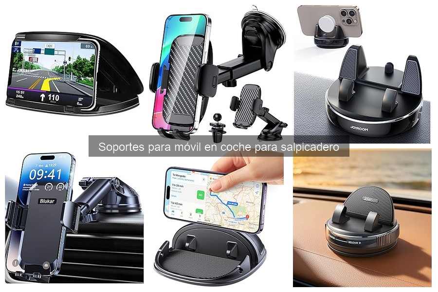 ¿Qué hacer si mi soporte para móvil se cae en el coche?
