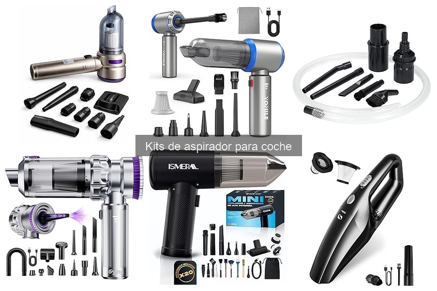¿Qué incluye un kit de aspirador para coche? Accesorios y más