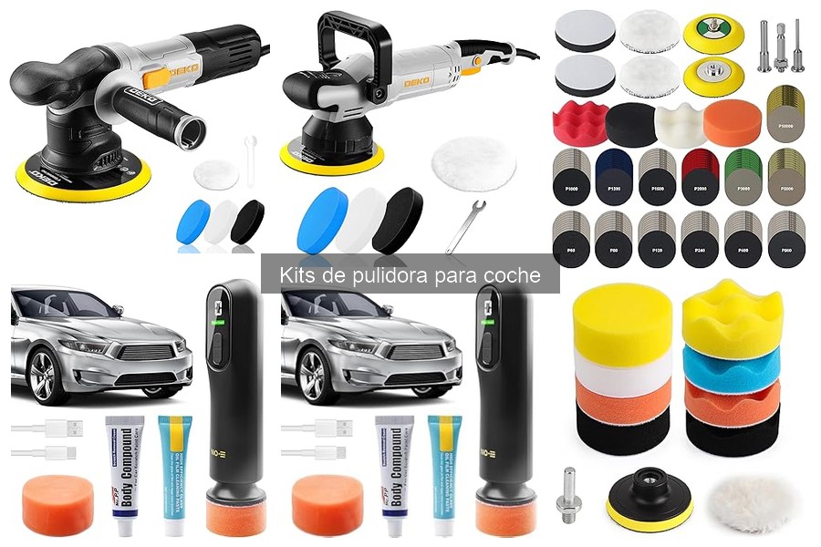 ¿Qué incluye un kit de pulidora para coche? Descúbrelo aquí