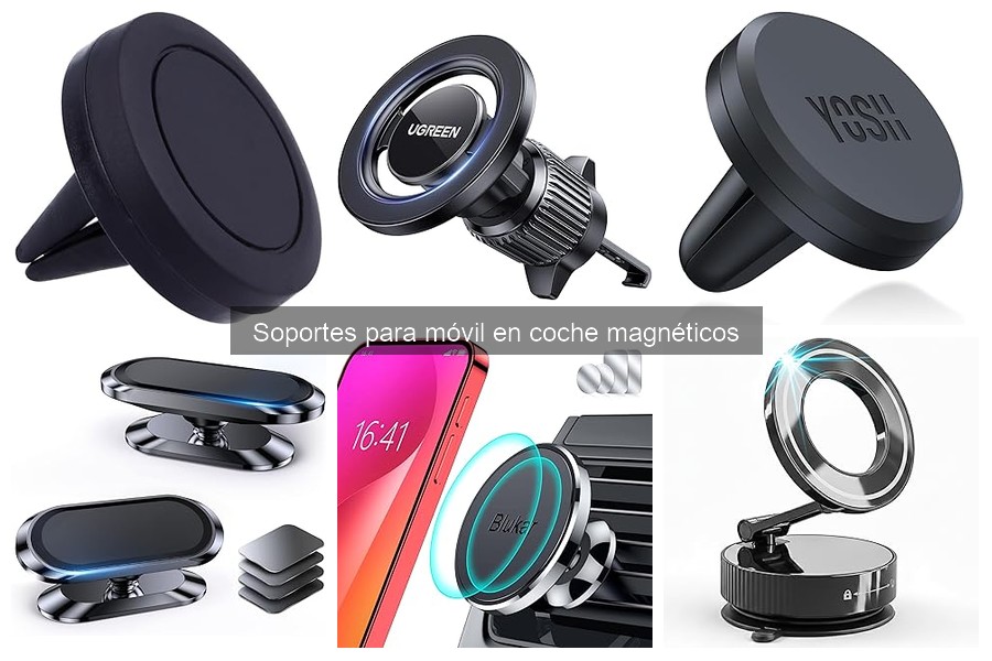 ¿Qué móvil es compatible con soportes magnéticos para coche?