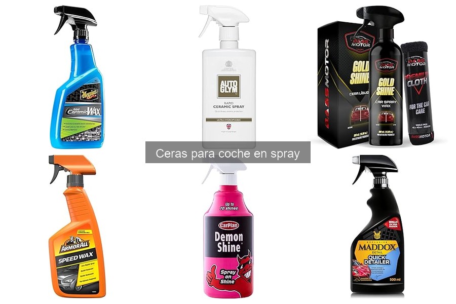 ¿Qué son las ceras para coche en spray? Descubre sus beneficios