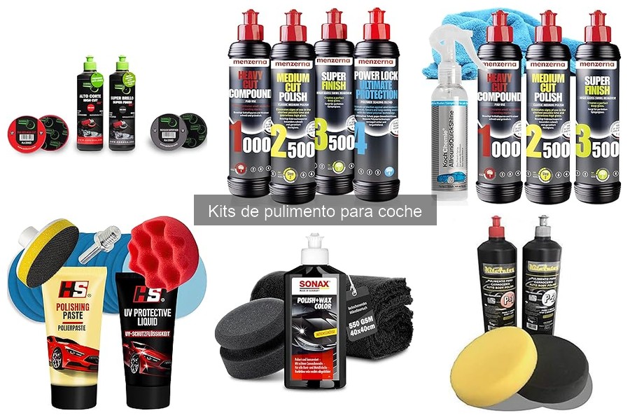 ¿Qué son los kits de pulimento para coche?