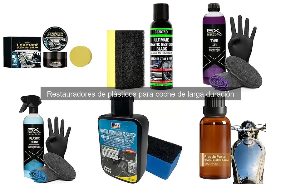 ¿Qué son los restauradores de plásticos para coche?