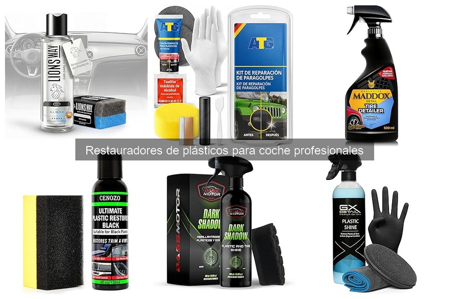 ¿Qué son los restauradores de plásticos para coches?