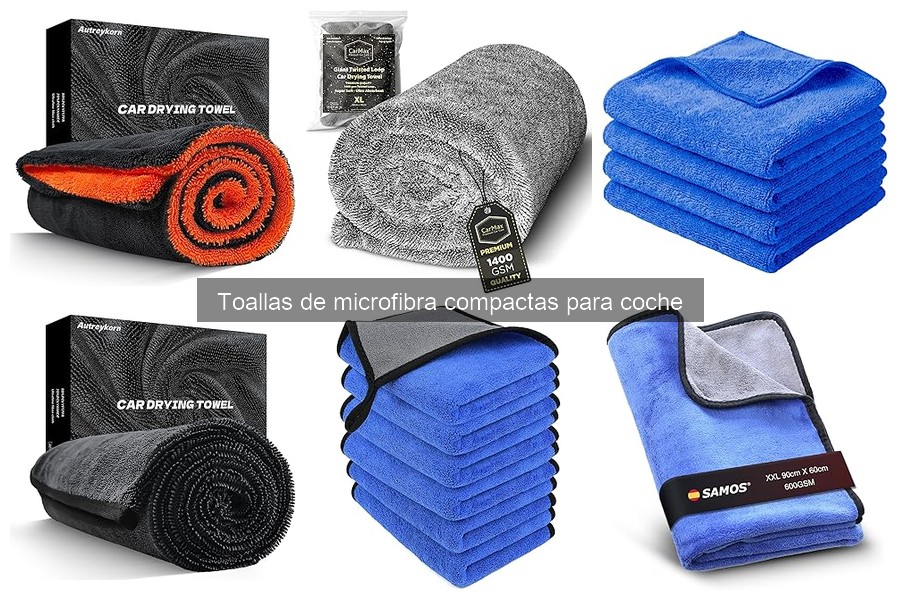¿Qué tamaño de toalla de microfibra es ideal para detailing?
