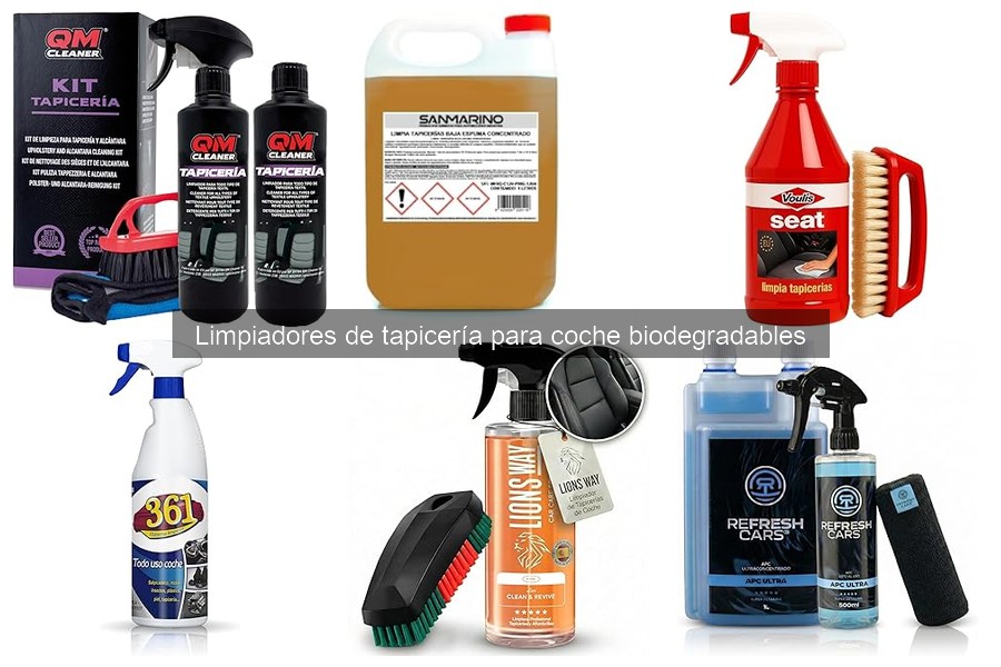 Recomendaciones para Limpiar Tapicerías de Coche Ecológicas