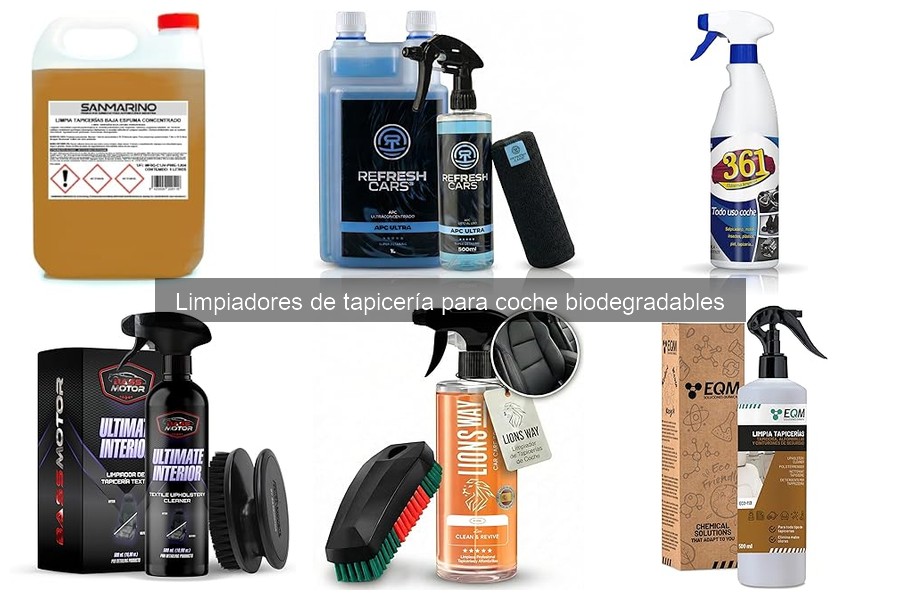 Reseñas de Limpiadores de Tapicería Biodegradables para Coche