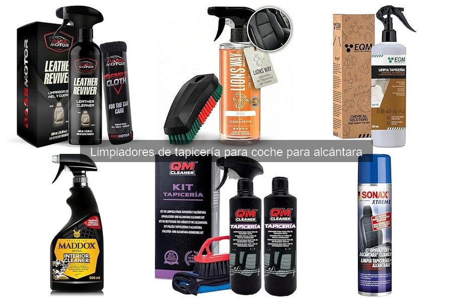 Reseñas de limpiadores de tapicería para alcántara