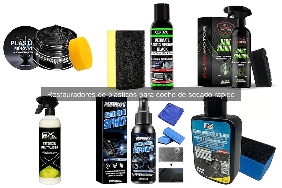 Restauradores de plásticos para coche de secado rápido: ¿Qué son?