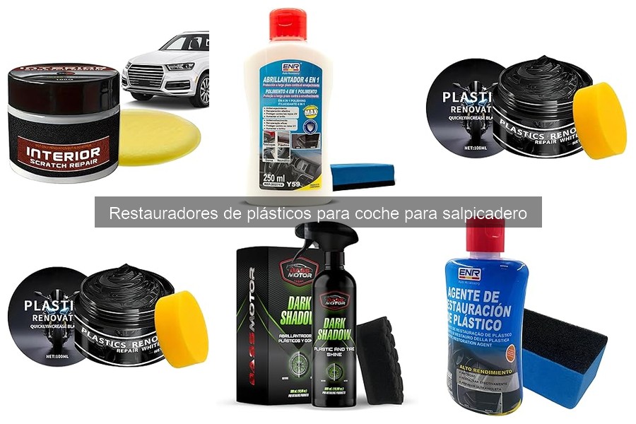 Restauradores de plásticos para coche: ¿son seguros o tóxicos?