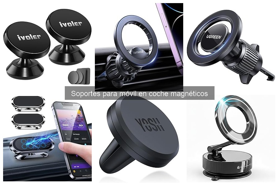 Seguridad de soportes magnéticos para móviles en coche