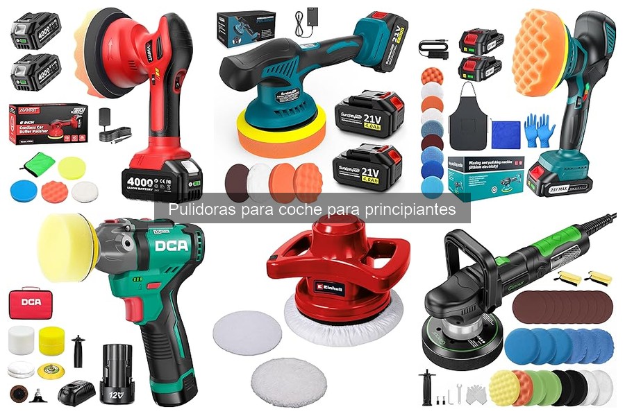 Soluciones a problemas comunes con pulidoras para coche