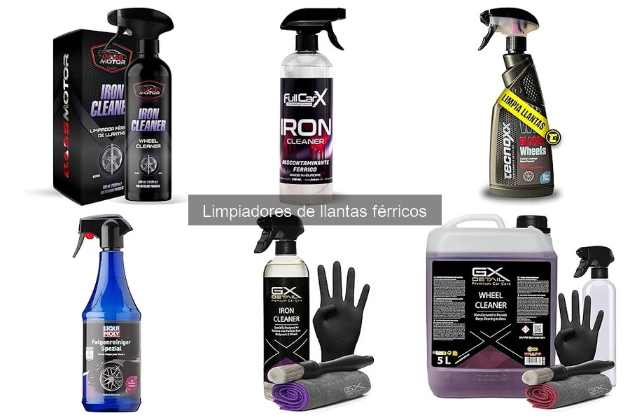 ¿Son los limpiadores férricos seguros para tus llantas?
