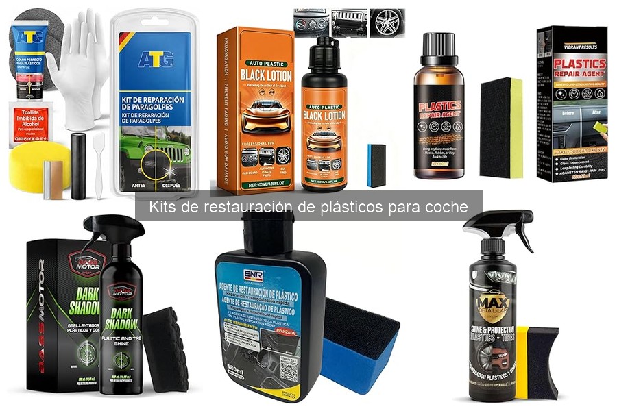 ¿Son seguros los kits de restauración de plásticos para coche?