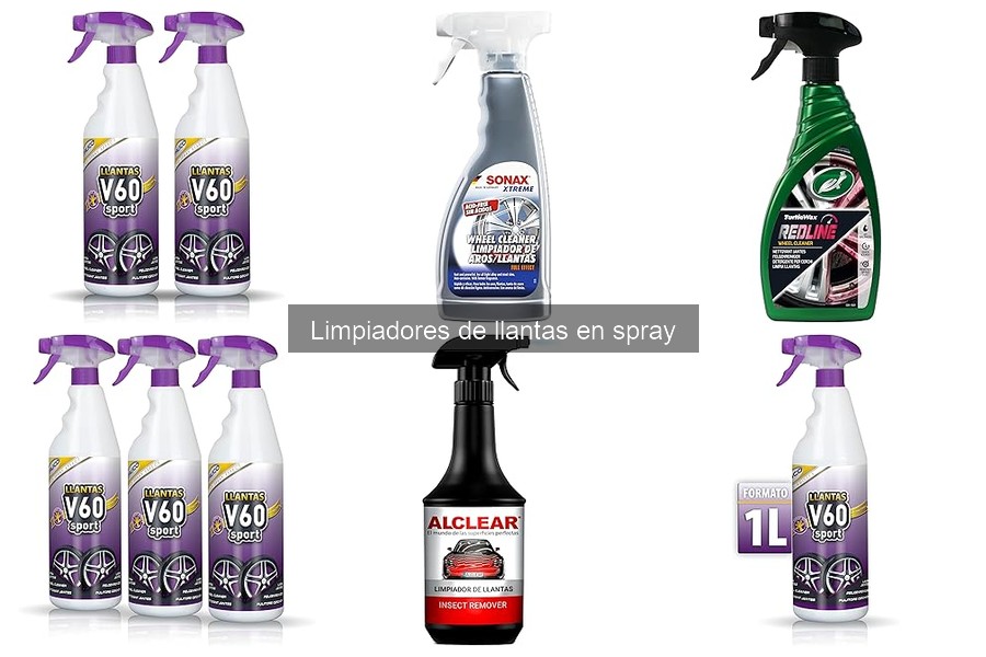 ¿Son seguros los limpiadores de llantas en spray?