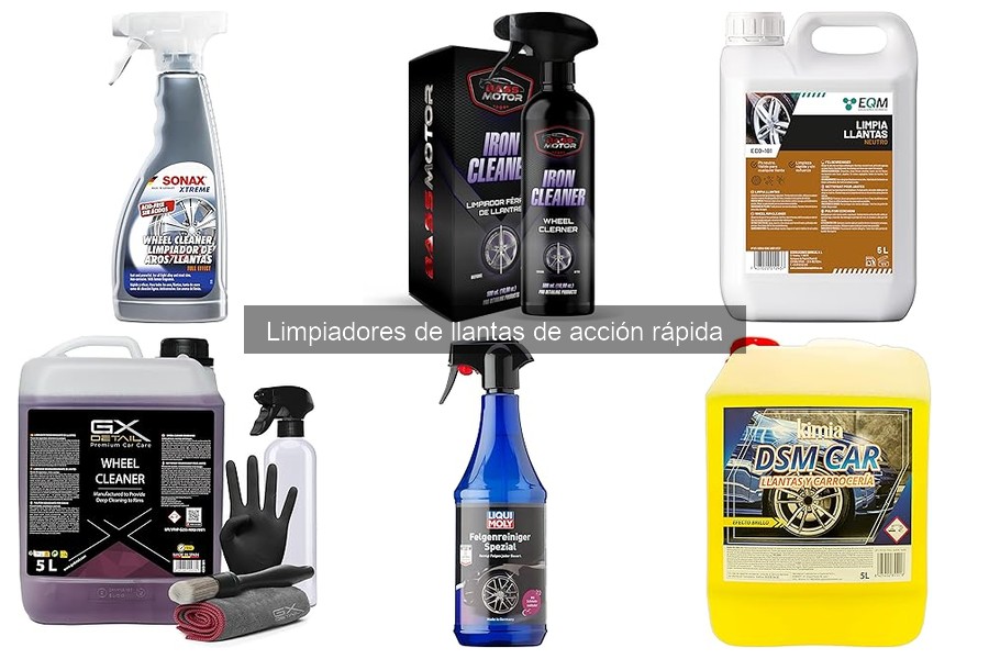 ¿Son seguros los limpiadores de llantas rápidas en aleación?