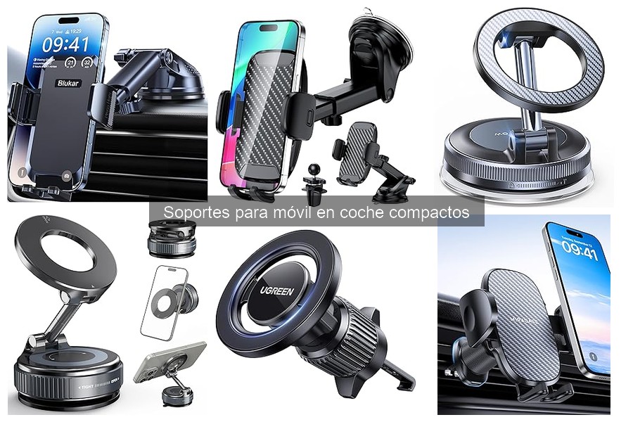 Soportes para móvil en coche compacto: compatibilidad de modelos