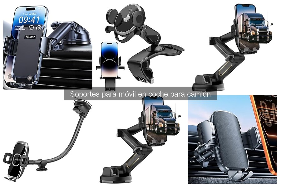 Soportes para móvil en coche para camión: ¿Qué son y beneficios?