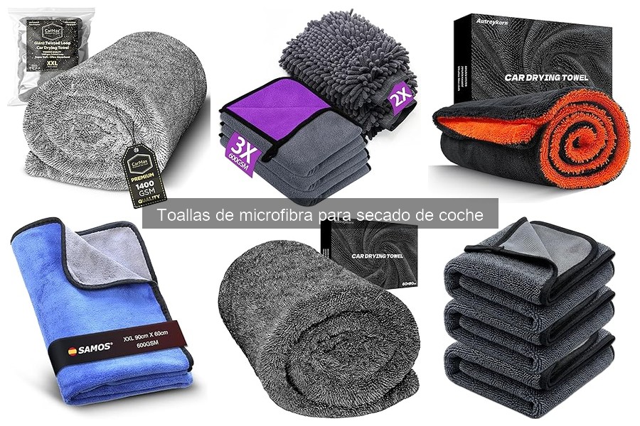 Tamaño Ideal de Toallas de Microfibra para Secar el Coche