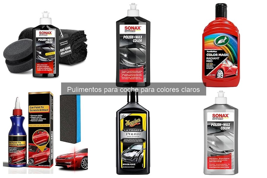 Testimonios sobre pulimentos para coches de colores claros