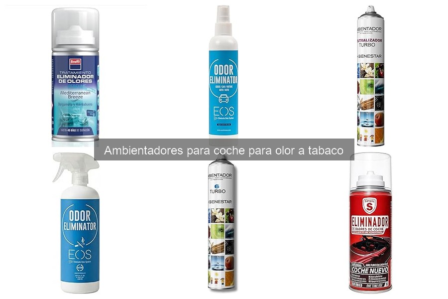 Tipos de ambientadores para coche contra el olor a tabaco