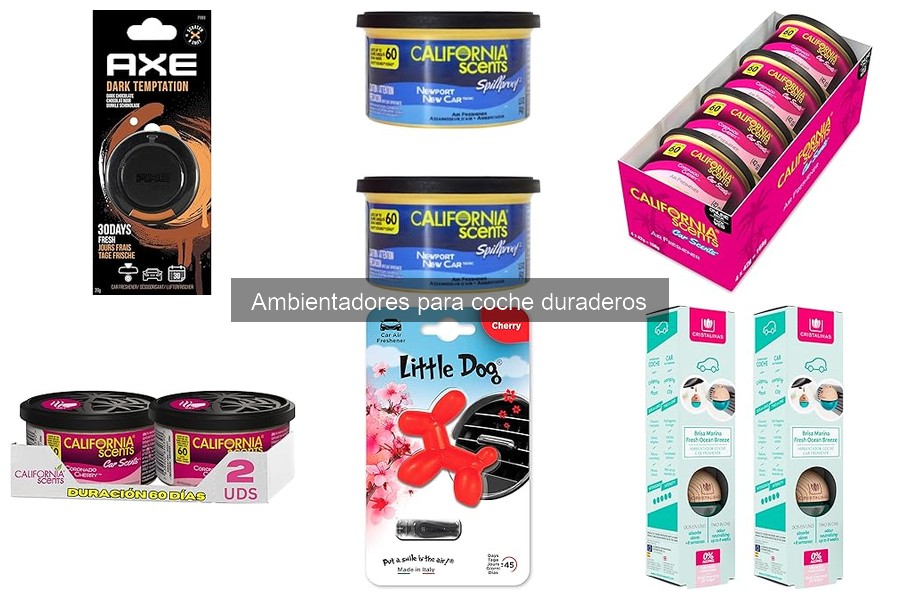 Tipos de ambientadores para coche duraderos y efectivos