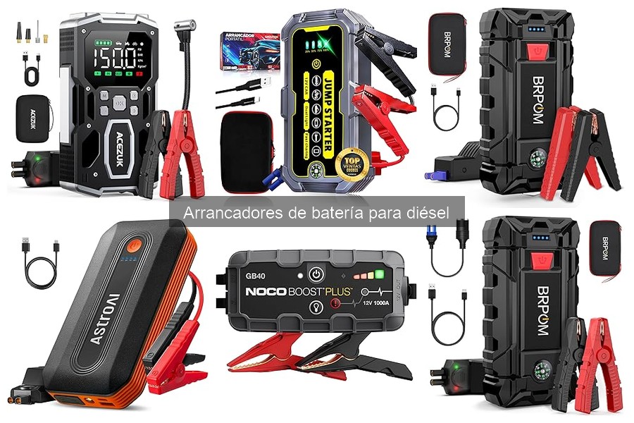 Tipos de arrancadores de batería para diésel: guía completa