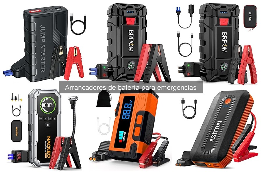 Tipos de Arrancadores de Batería para Emergencias