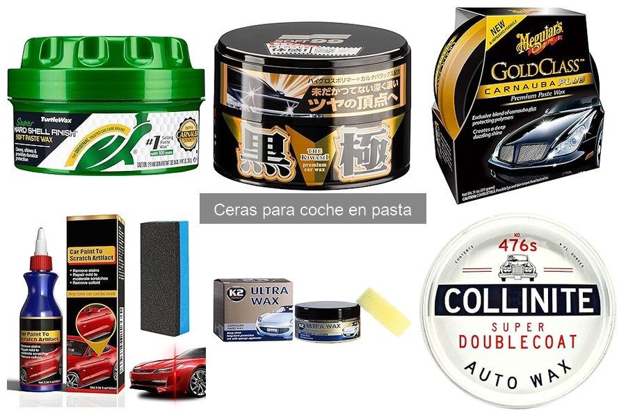 Tipos de ceras para coche en pasta: guía y recomendaciones