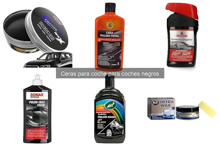 Tipos de ceras para coches negros: ventajas y desventajas