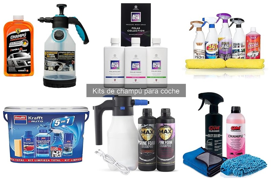 Tipos de Champús para Coche y Sus Características