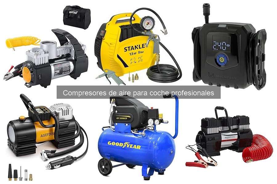 Tipos de compresores de aire para coche: guía completa