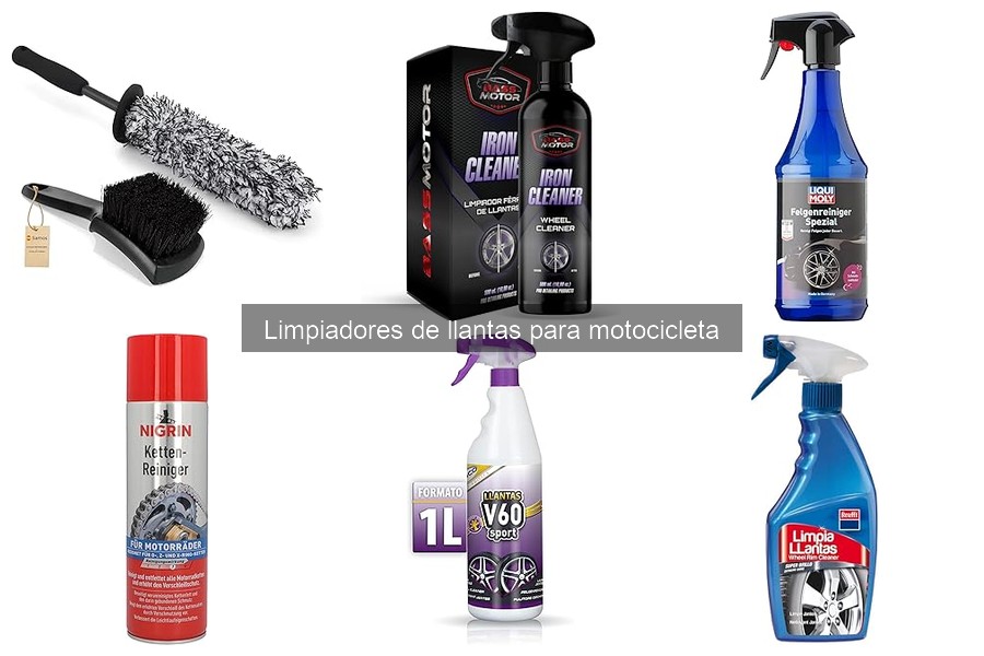 Tipos de limpiadores de llantas para motocicleta: guía completa