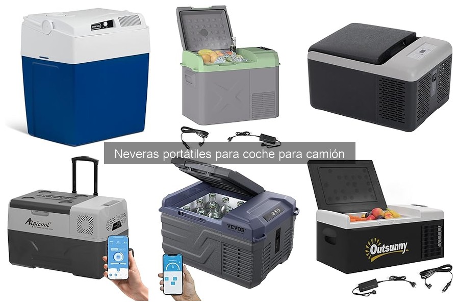 Tipos de neveras portátiles para coche y camión