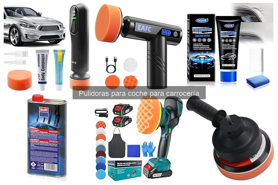 Tipos de pulidoras para coche: guía y características