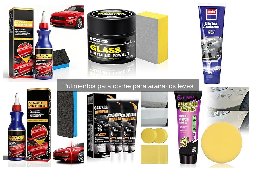 Tipos de pulimentos para coche y sus características