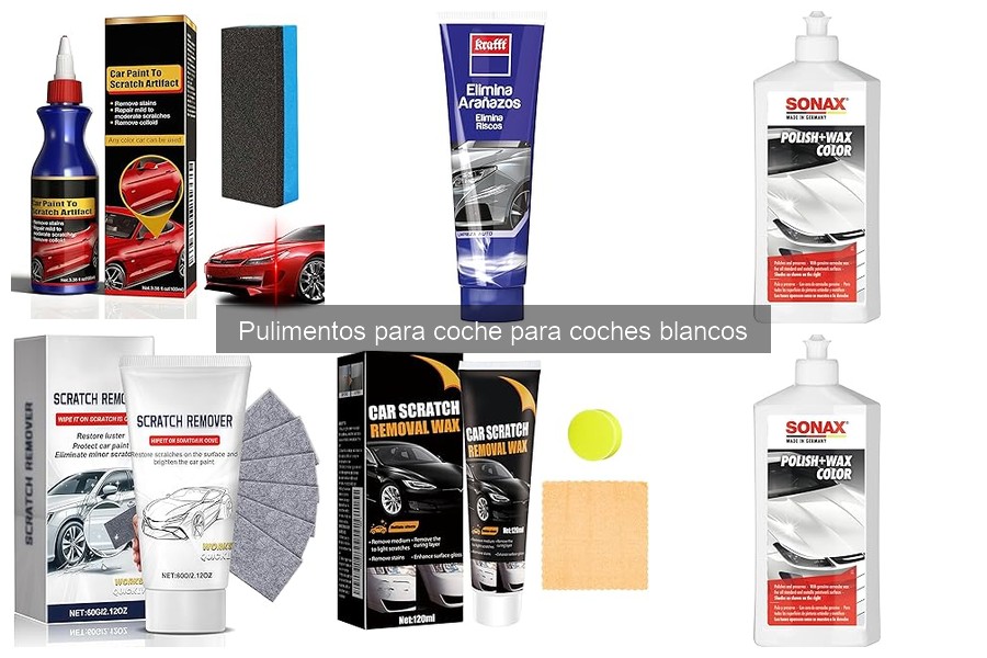 Tipos de pulimentos para coches blancos: Guía completa