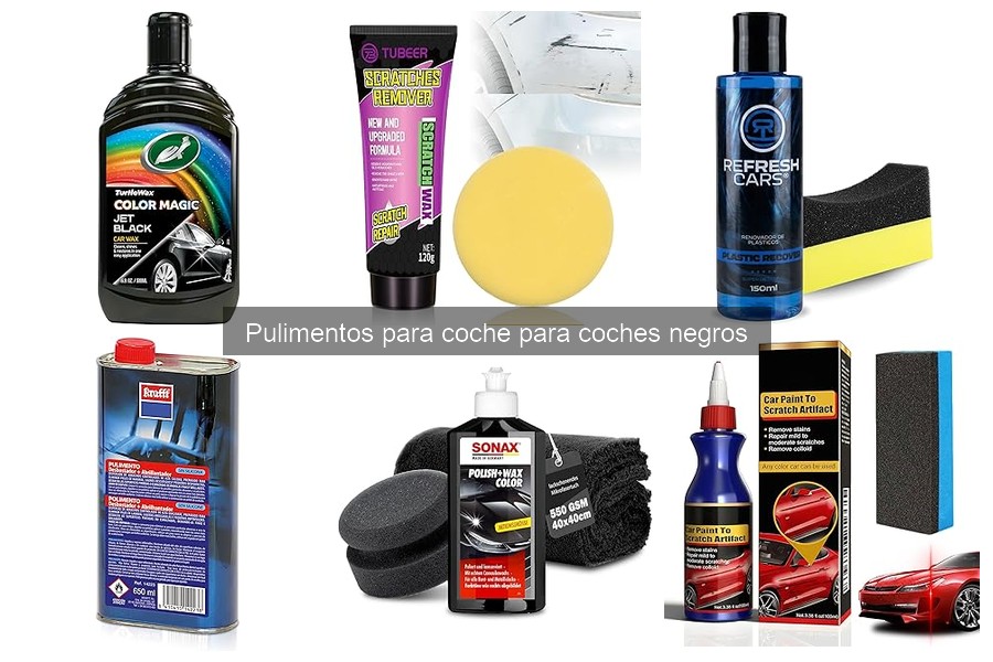 Tipos de pulimentos para coches negros: ¡Dale brillo a tu auto!